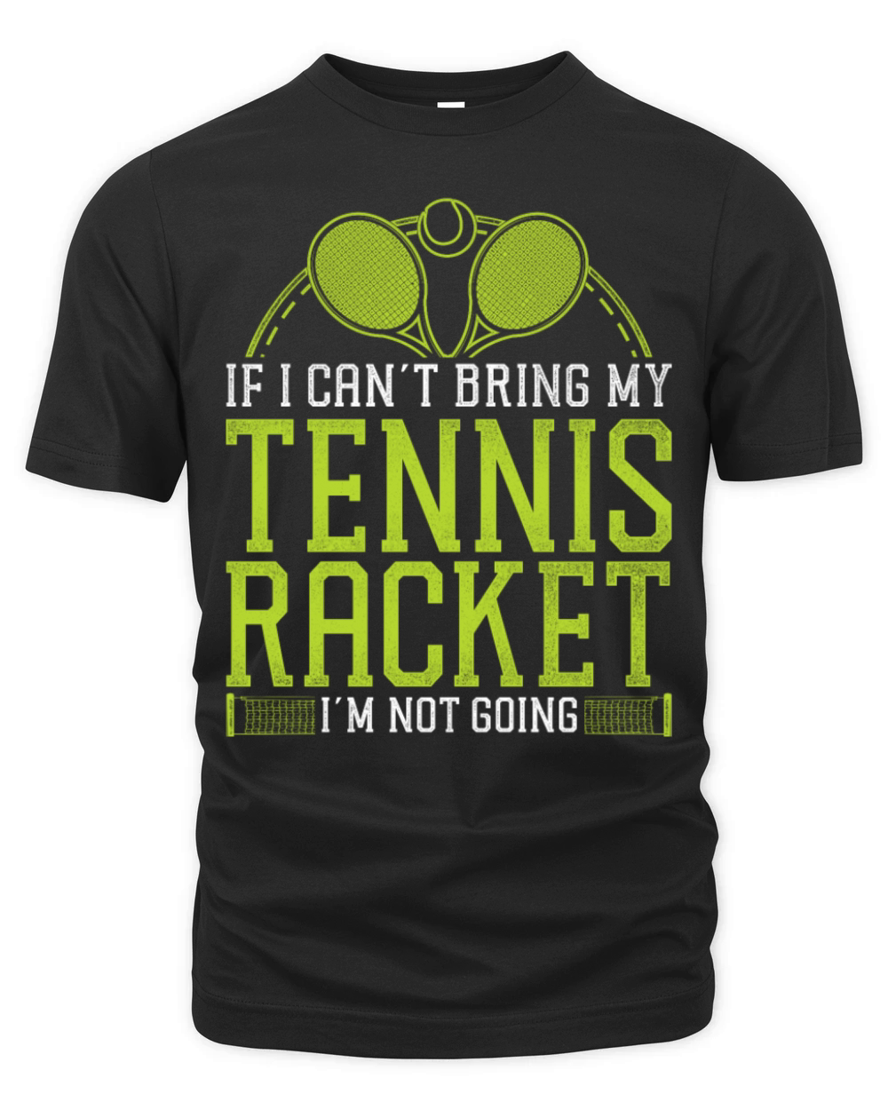 Funny Tennis Player Racket If I Organic Unisex T-shirt