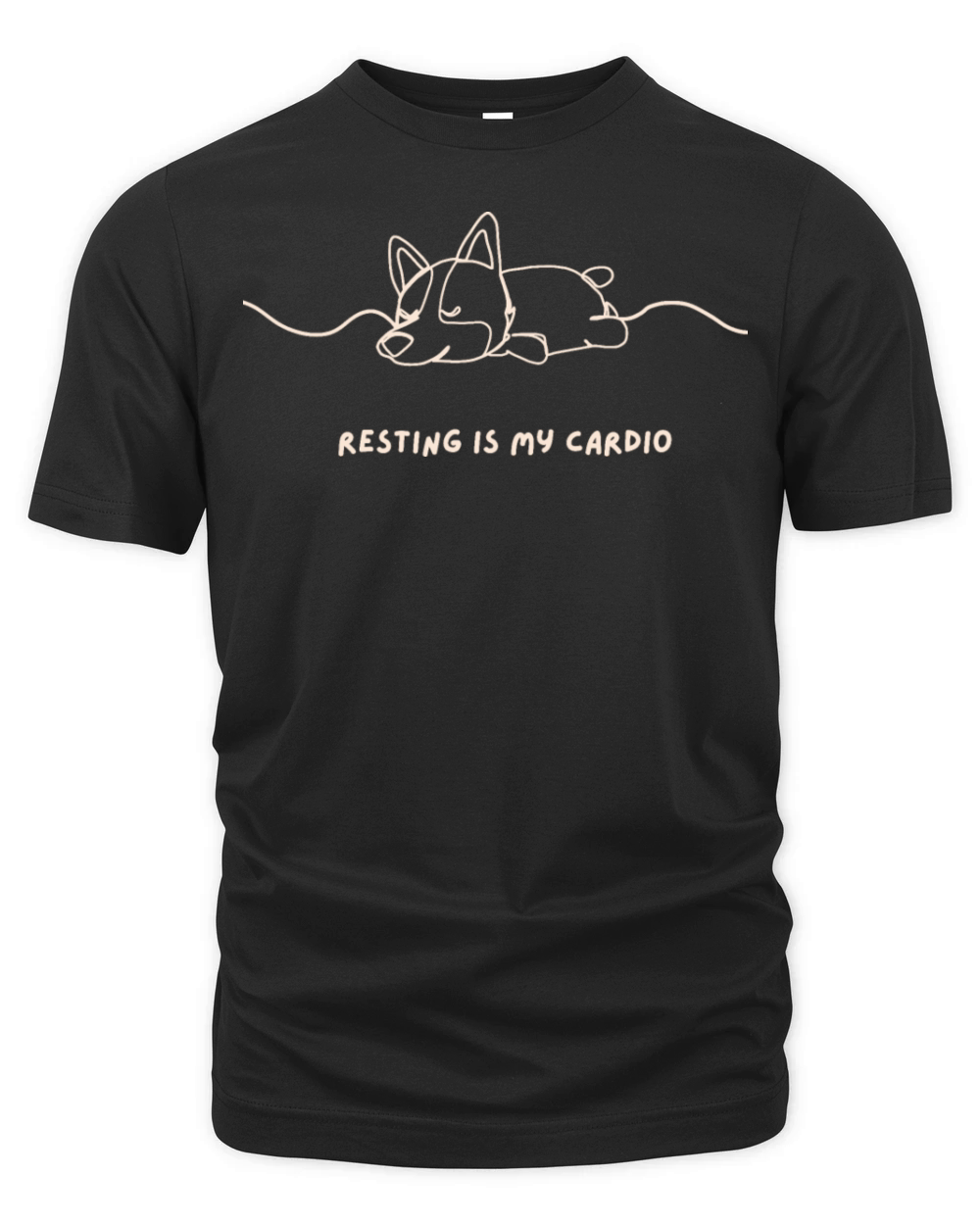 Resting in my cardio Organic Unisex T-shirt