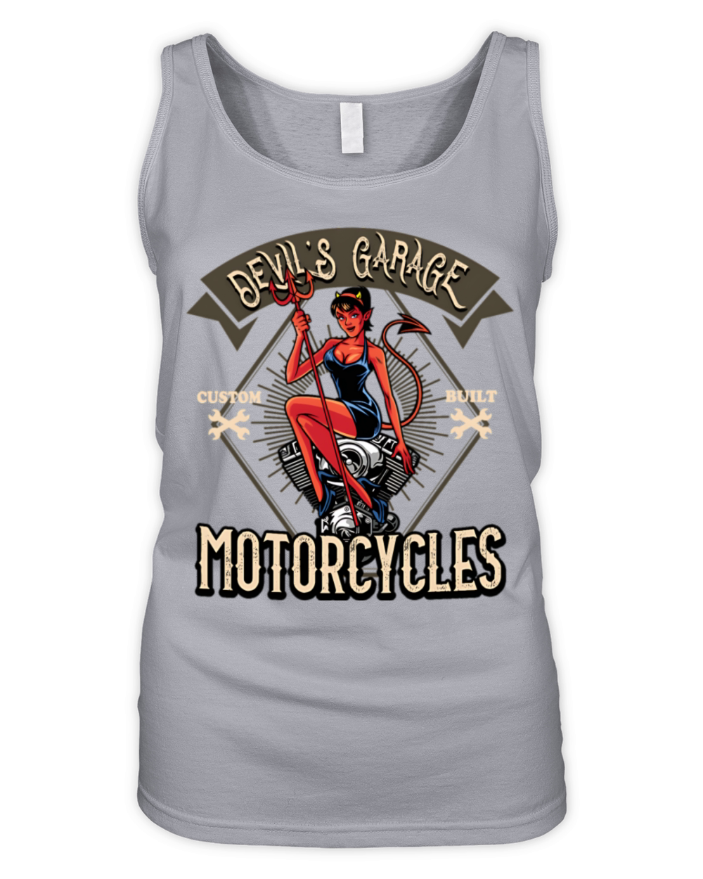 Devils Garage Motorcycles Organic Women's Tank Top