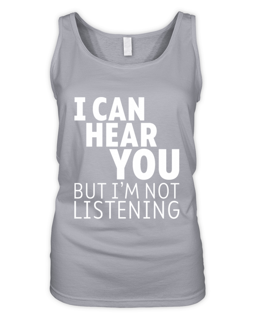I Can Hear You But Im Not Listening 3 Organic Women's Tank Top
