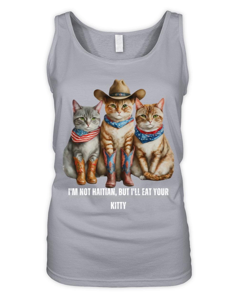 Im Not Haitian But Ill Eat Your Kitty Organic Women's Tank Top