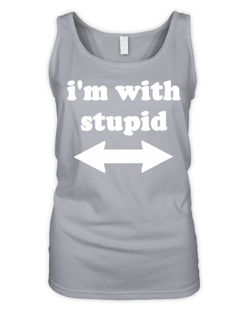 im with stupid Organic Women's Tank Top