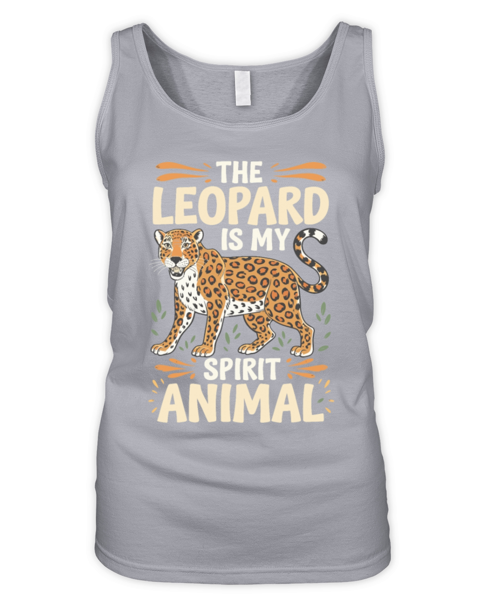 The Leopard Is My Spirit Animal Organic Women's Tank Top