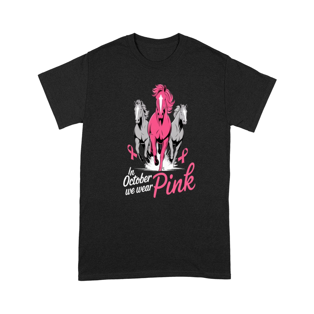 In October We Wear Pink Horses Premium T-shirt