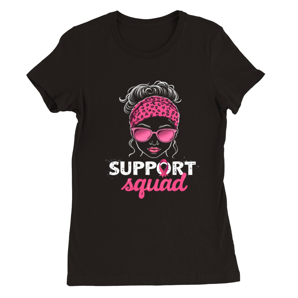 Breast Cancer Pink Awareness Design Premium Womens Crewneck T-shirt