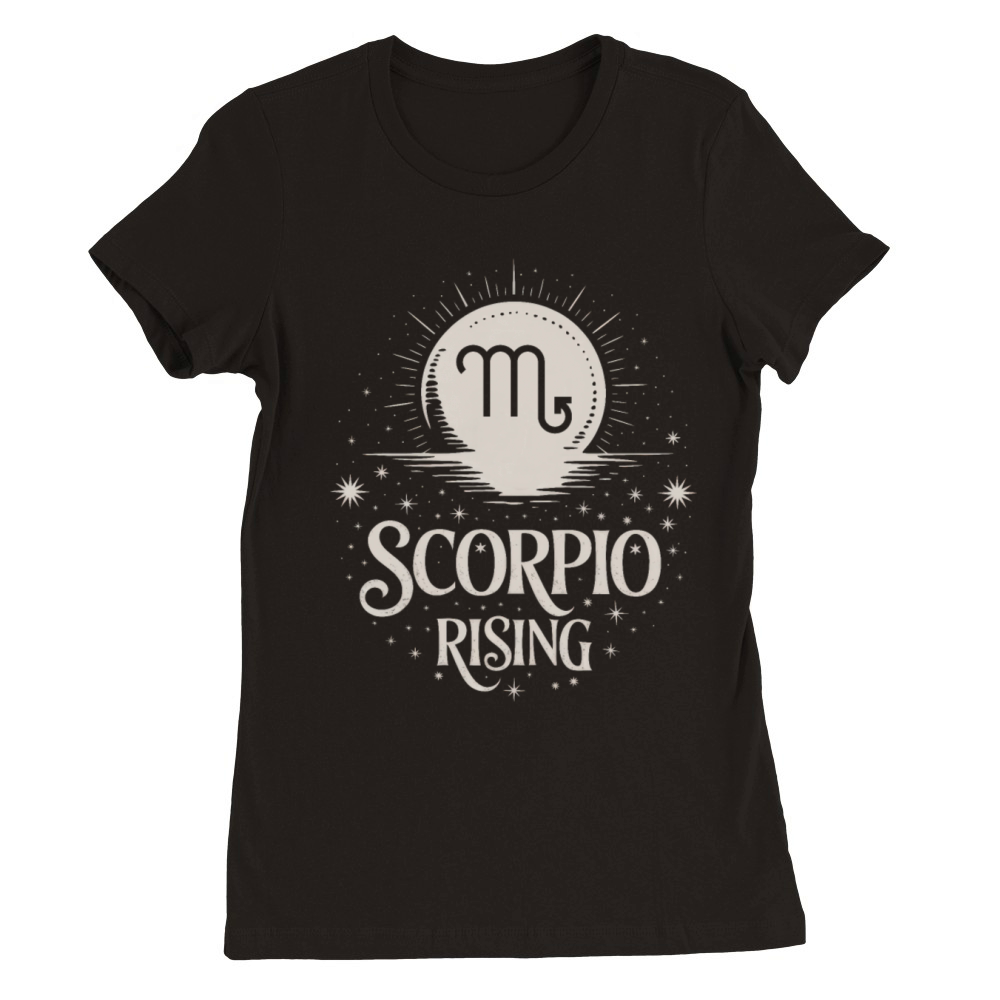 Scorpio Rising Premium Womens Crewneck T-shirt