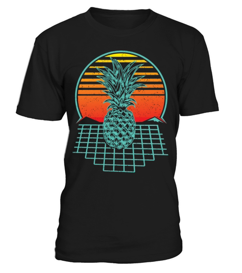 Pineapple Fruit Retro Vintage 80s Style Gift 01 T-Shirt Unisex
