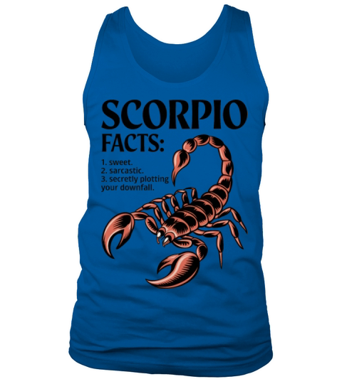 Funny Scorpio Zodiac Quote Tank Top Unisex