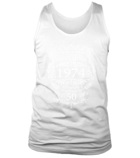 Legendary since 1974 50th birthday vintage look Tank Top Unisex