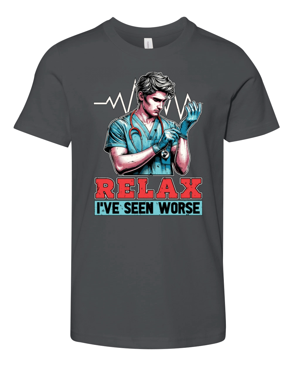 Nurse Practitioner Relax Ive Seen Worse Medical Youth Unisex Jersey Tee