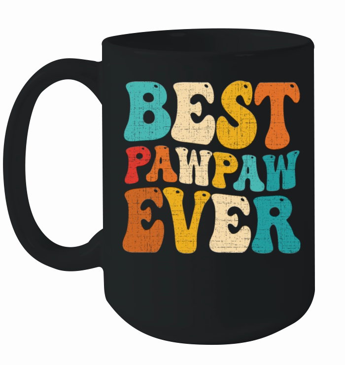 Best Pawpaw Ever Retro Vintage Grandpa Fathers Day Ceramic Mug