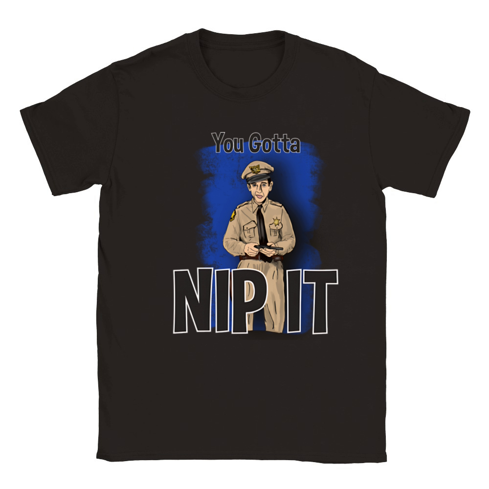 Barney Fife You Gotta Nip It Classic Kids Crewneck T-shirt