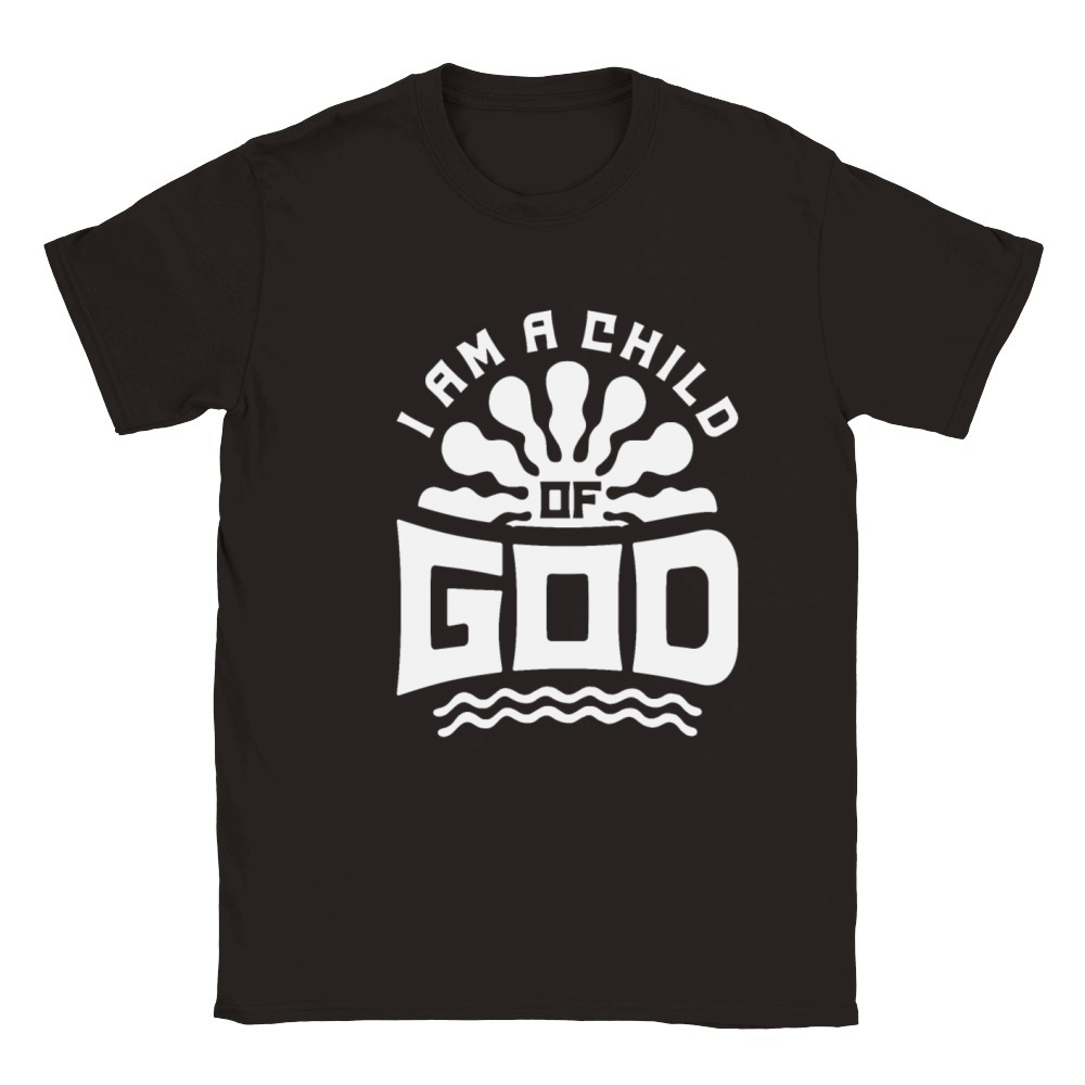 I Am a Child of God - Christian Quote Classic Kids Crewneck T-shirt