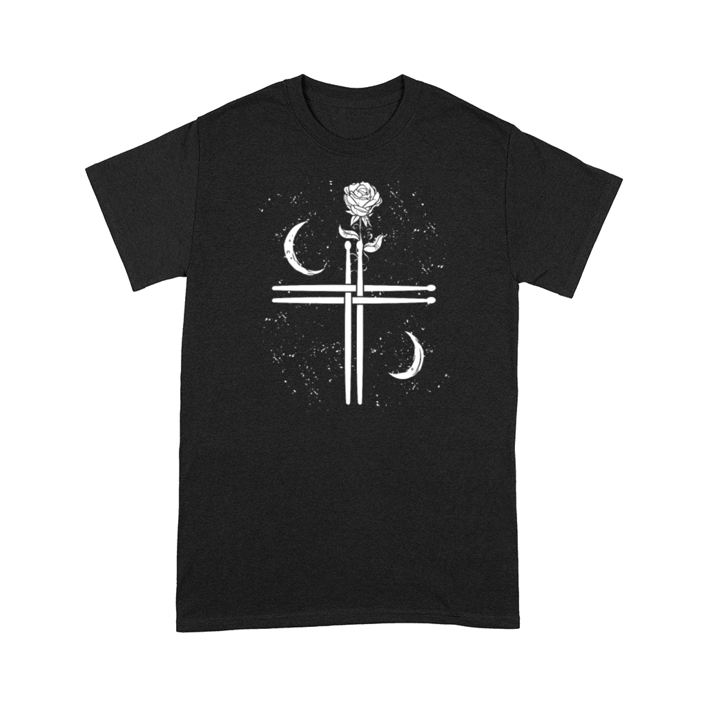 Drums drummer music Occult-Gothic Drum-Sticks Comfort T-shirt