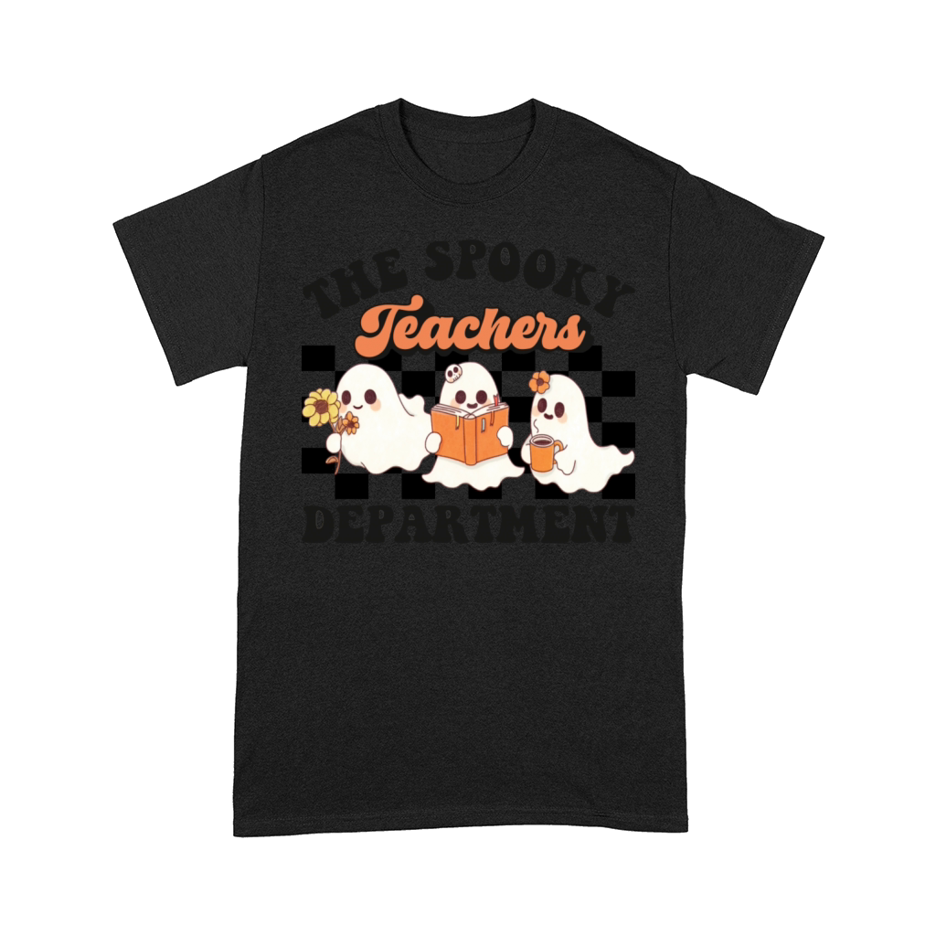 The Spooky Teachers Department Retro Halloween Comfort T-shirt