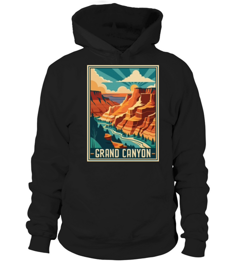 Vintage Grand Canyon National Park Hoodie Unisex