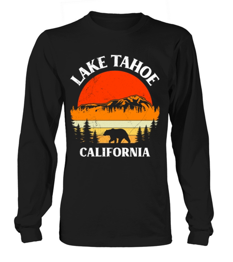 LAKE TAHOE CALIFORNIA Nevada Vintage Vacation Long sleeved Unisex