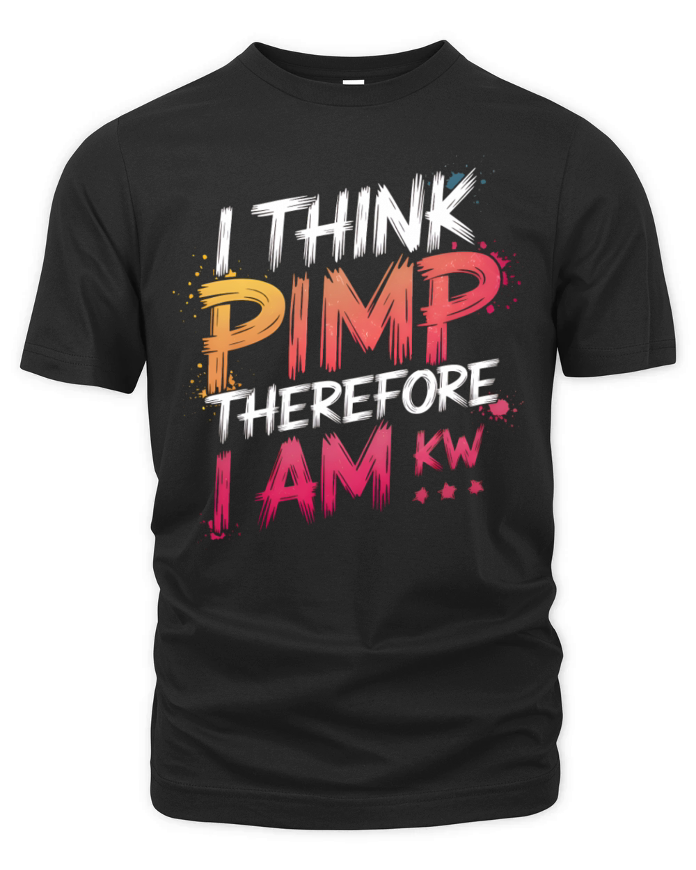 I think pimp therefore I am Katt Williams Organic Unisex T-shirt