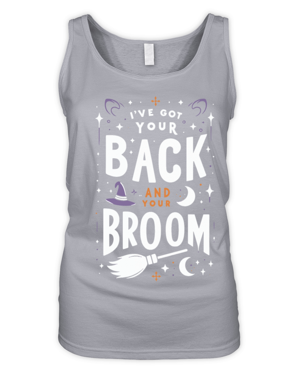 Broom-ing With You - Halloween Couples Organic Women's Tank Top