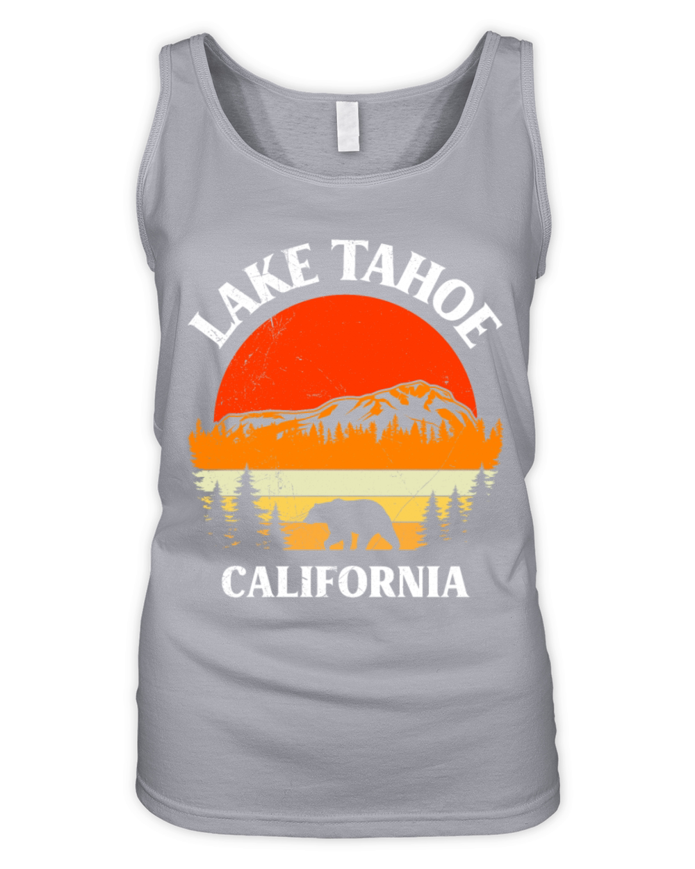 LAKE TAHOE CALIFORNIA Nevada Vintage Vacation Organic Women's Tank Top