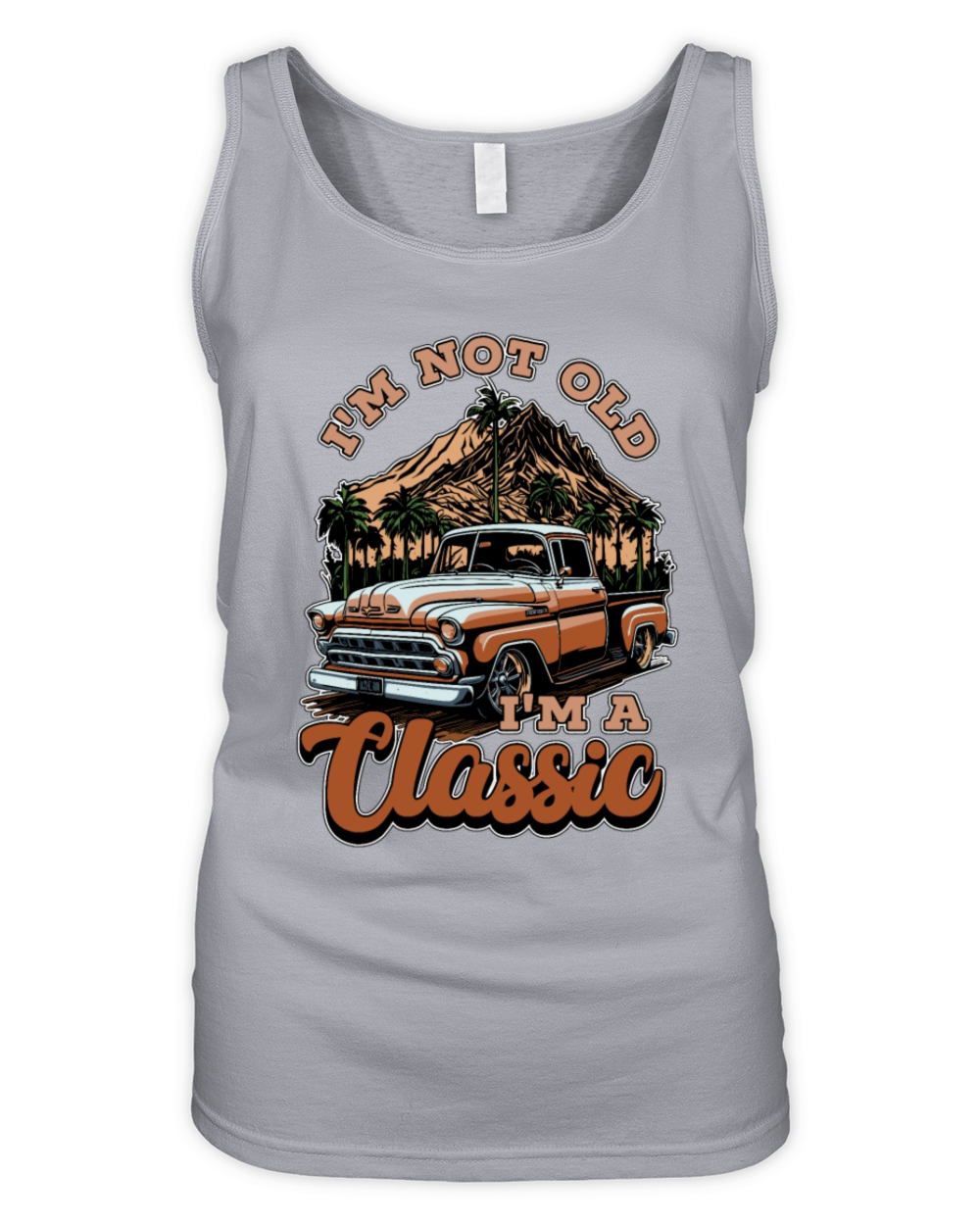 Pickup Truck Im Not Old Im Off-Road Vehicle Organic Women's Tank Top