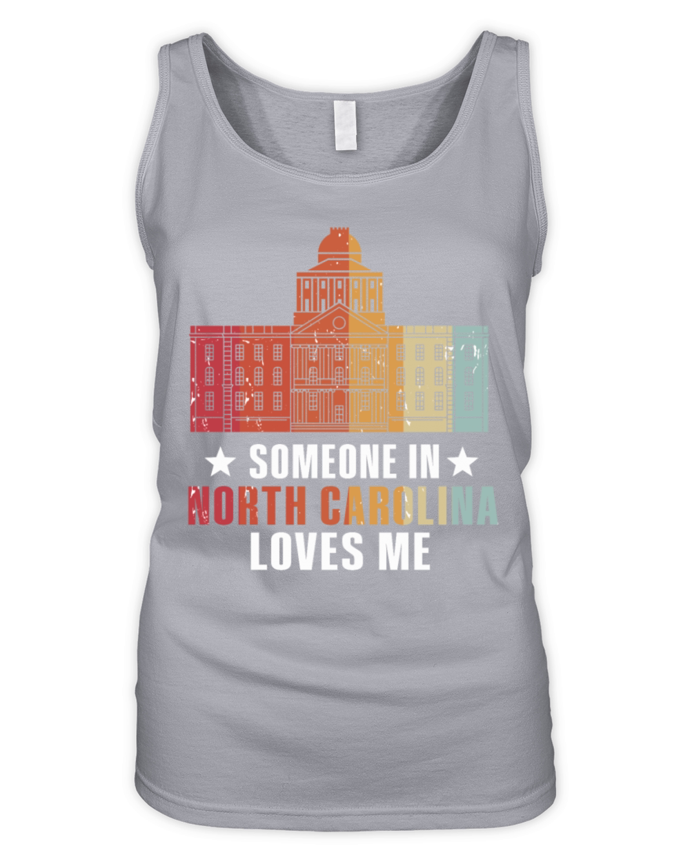 Someone In North Carolina Loves Me Organic Women's Tank Top