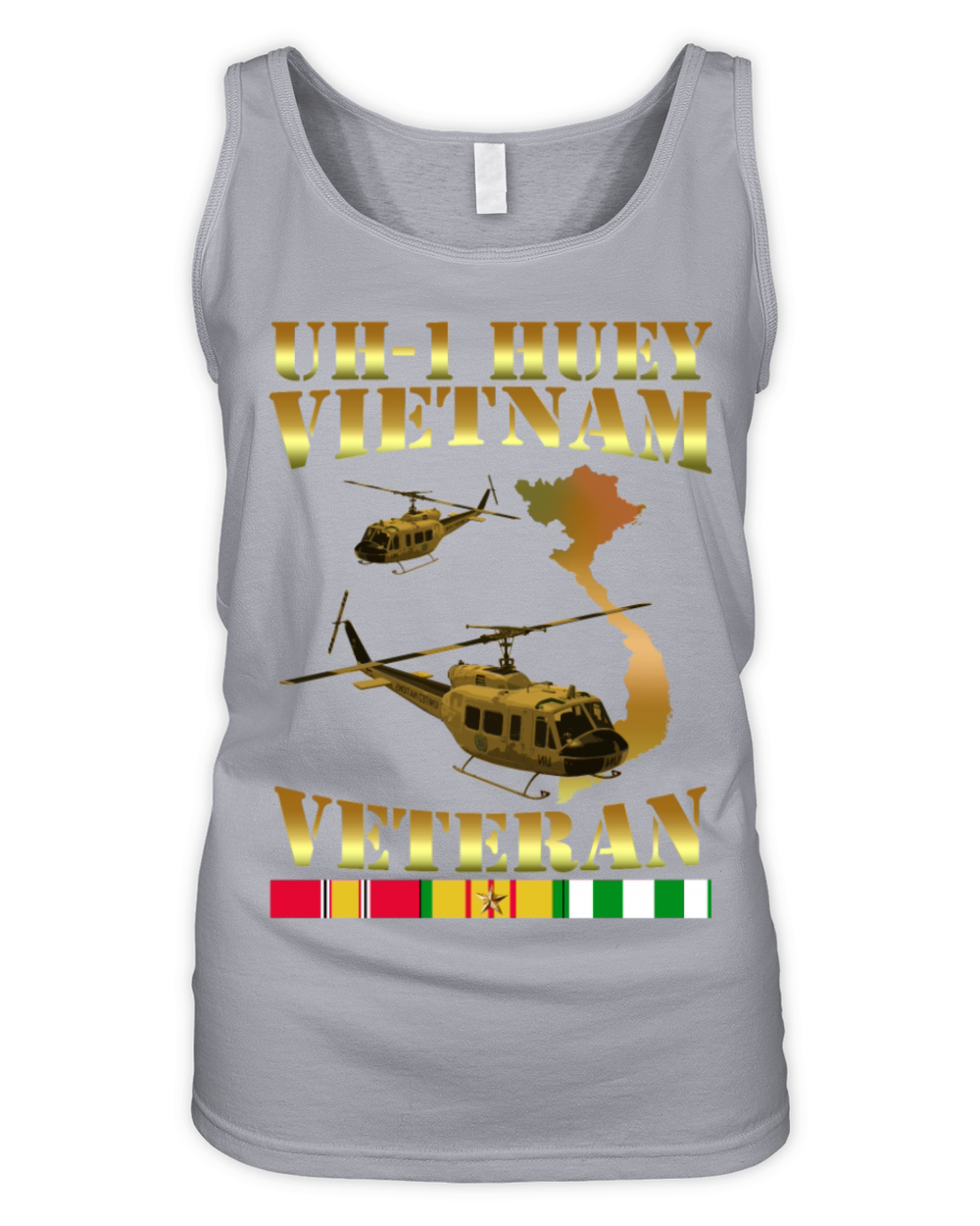 Uh1 Huey helicopter Organic Women's Tank Top