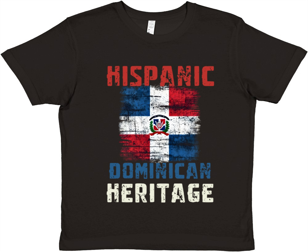 Dominican Heritage Pride - Hispanic Heritage Month Premium Kids Crewneck T-shirt