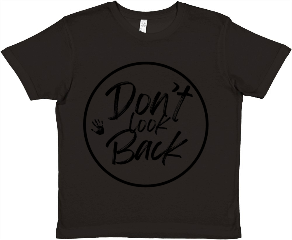 Dont look back Premium Kids Crewneck T-shirt