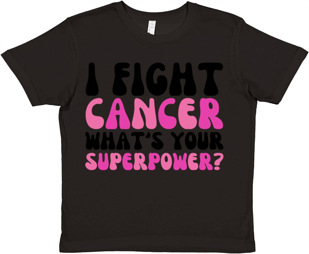 I Fight Cancer Whats Your Superpower Premium Kids Crewneck T-shirt