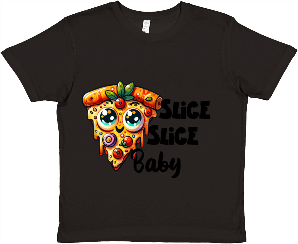 SLICE SLICE BABY Premium Kids Crewneck T-shirt