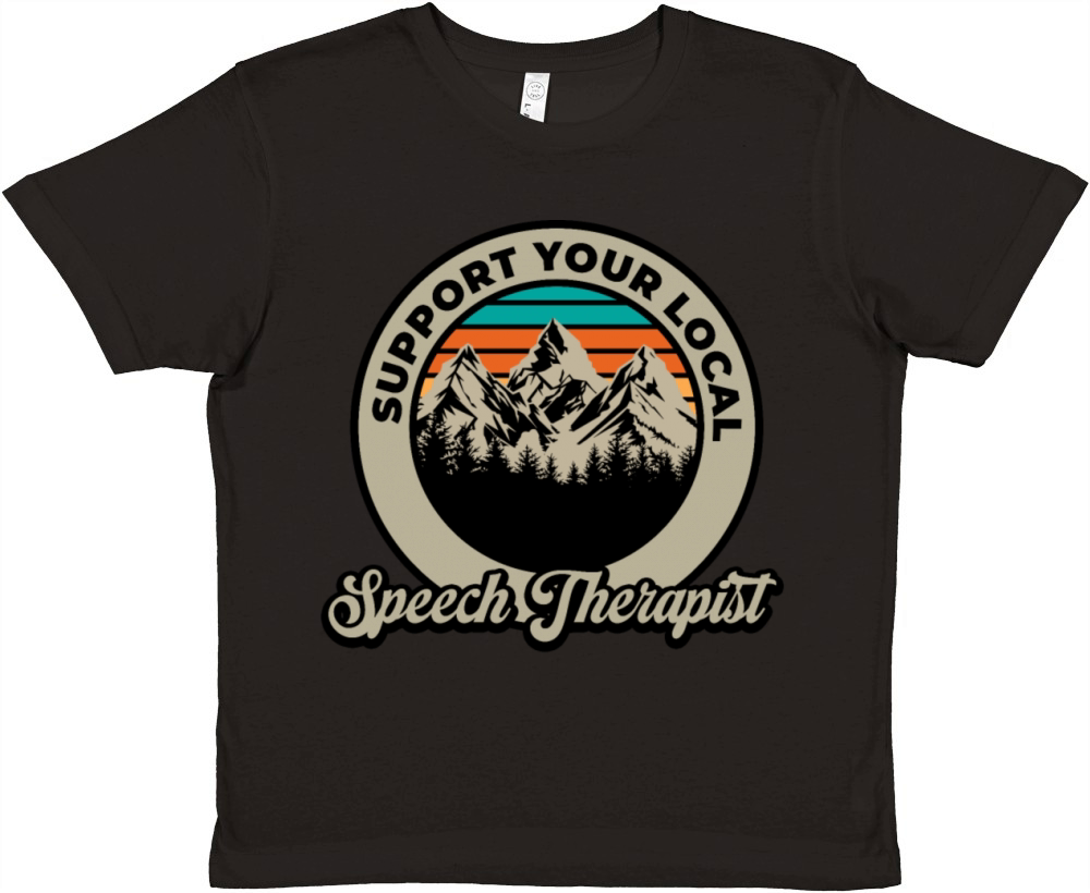 Speech Therapist Premium Kids Crewneck T-shirt