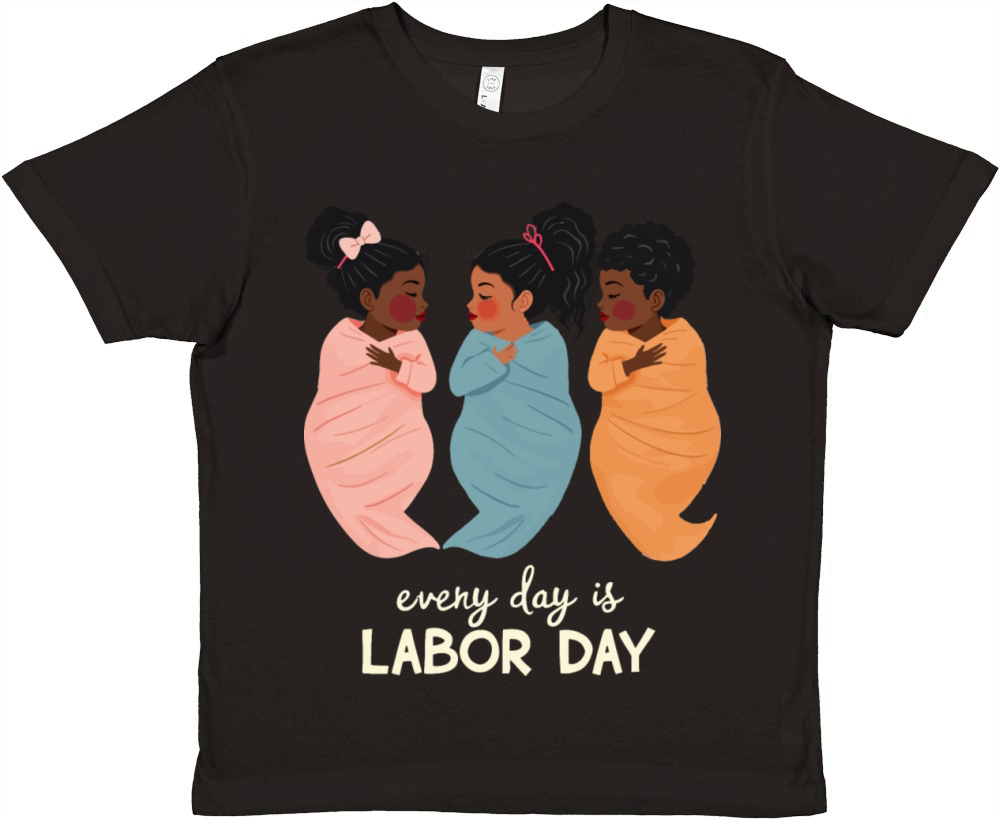 Thoughtful Labor Day Tribute Design Premium Kids Crewneck T-shirt
