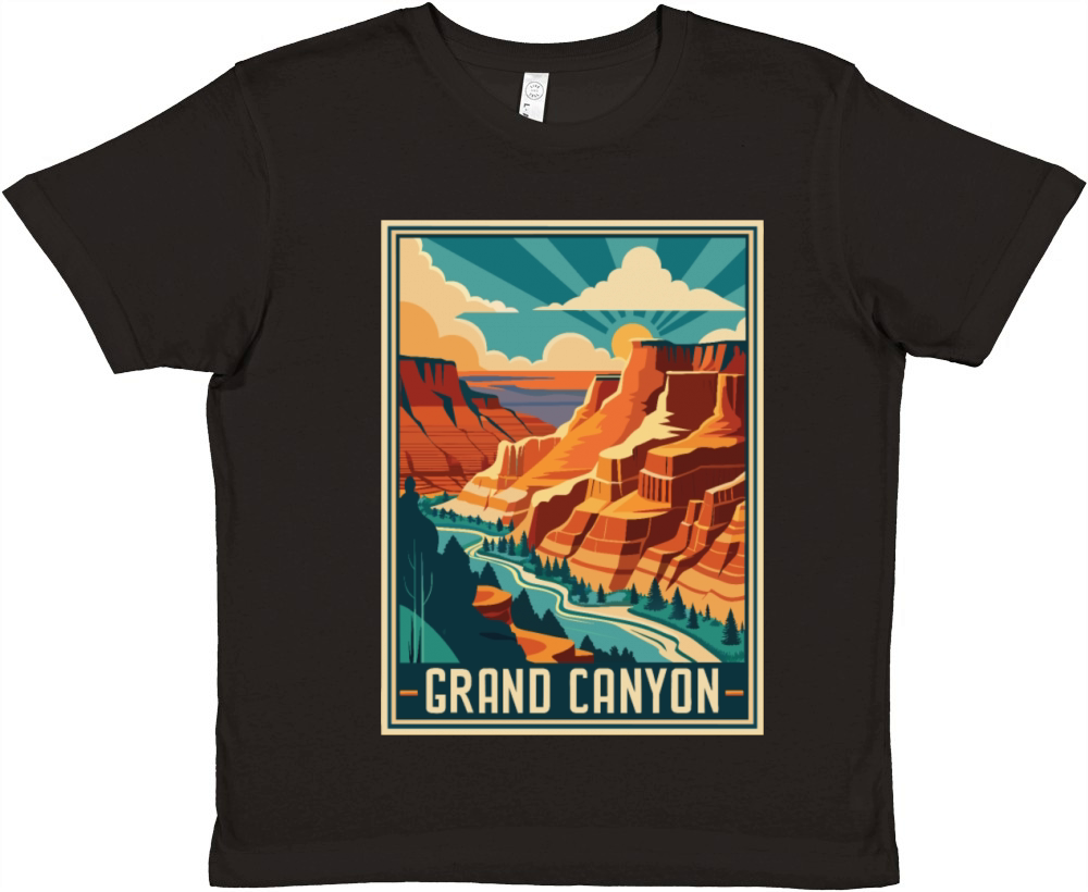 Vintage Grand Canyon National Park Premium Kids Crewneck T-shirt