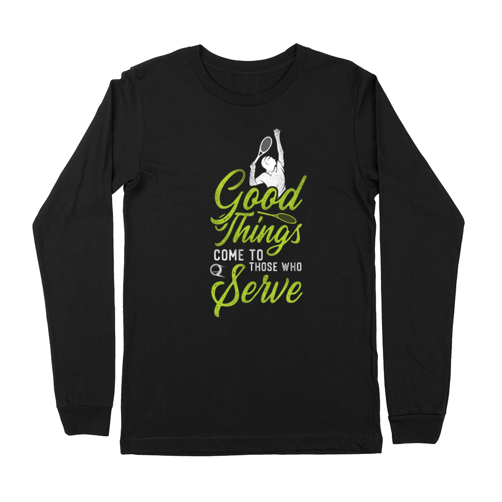 Funny Tennis Player Racket Good Premium Long Sleeve