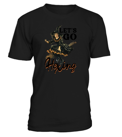 Let s Go Hexing - Witch Vibes - Vintage Halloween T-Shirt Unisex