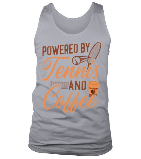 Funny Tennis Player Racket Coffee Tank Top Unisex
