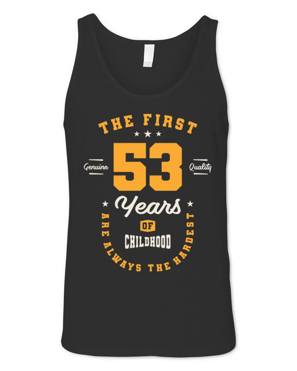 53 Years Of Being Awesome - 53rd Birthday Unisex Jersey Tank