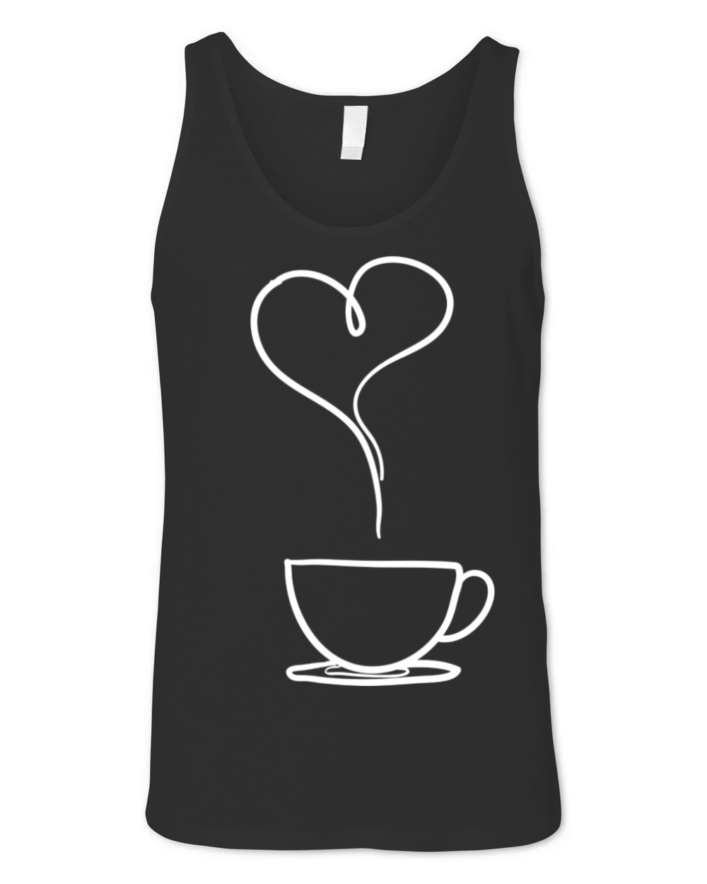 I Love coffee Unisex Jersey Tank