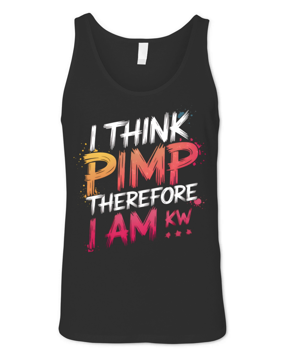 I think pimp therefore I am Katt Williams Unisex Jersey Tank
