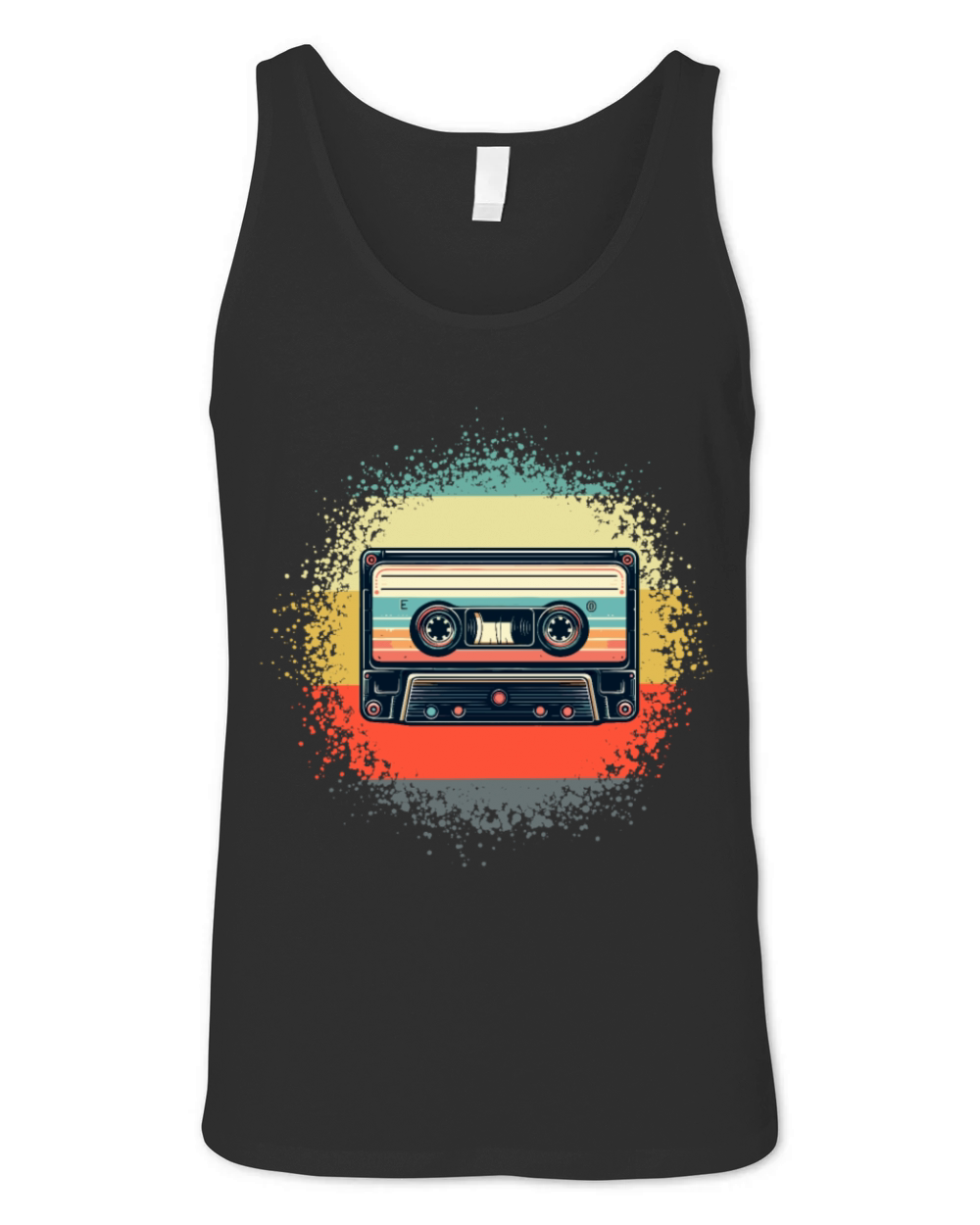 Retro Cassete Tape Vintage 70s and 80s Unisex Jersey Tank