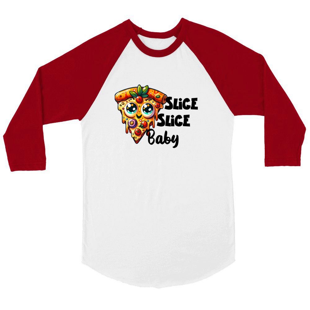 SLICE SLICE BABY Unisex ¾ sleeve Raglan T-shirt