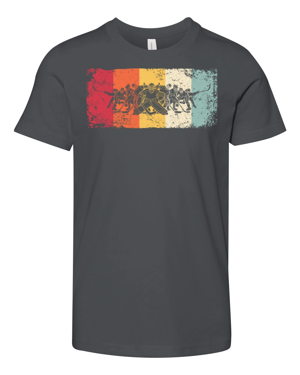 Ice Hockey Player Vintage Ice Hockey Youth Unisex Jersey Tee