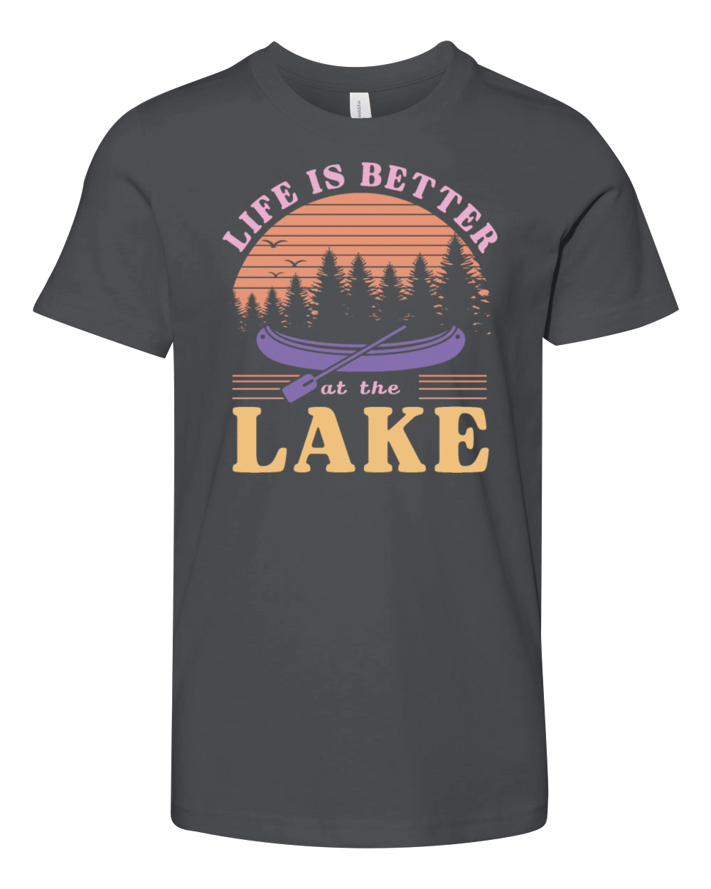 Life Is Better At The Lake Youth Unisex Jersey Tee