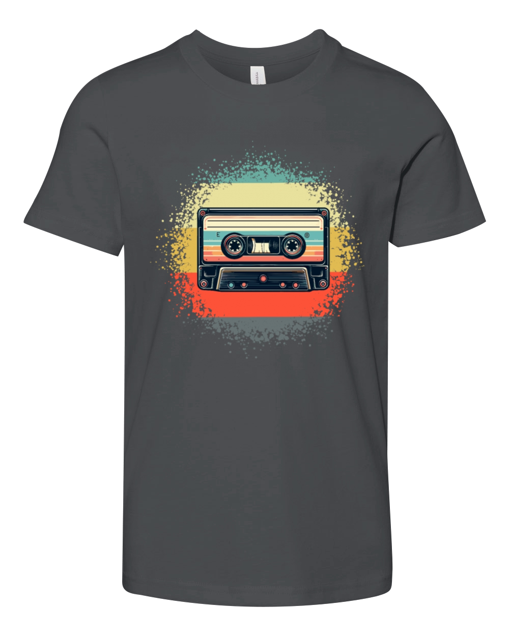 Retro Cassete Tape Vintage 70s and 80s Youth Unisex Jersey Tee