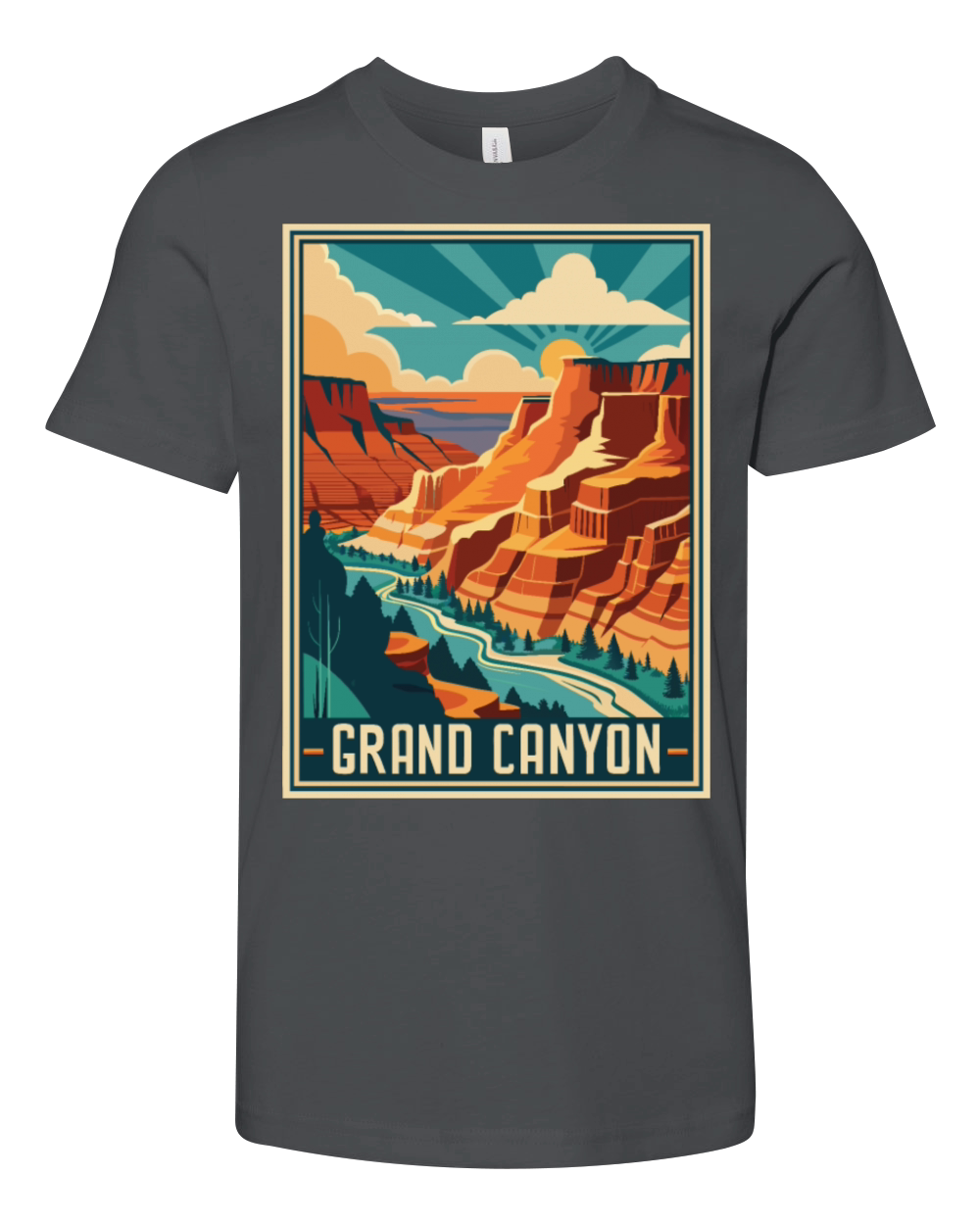 Vintage Grand Canyon National Park Youth Unisex Jersey Tee