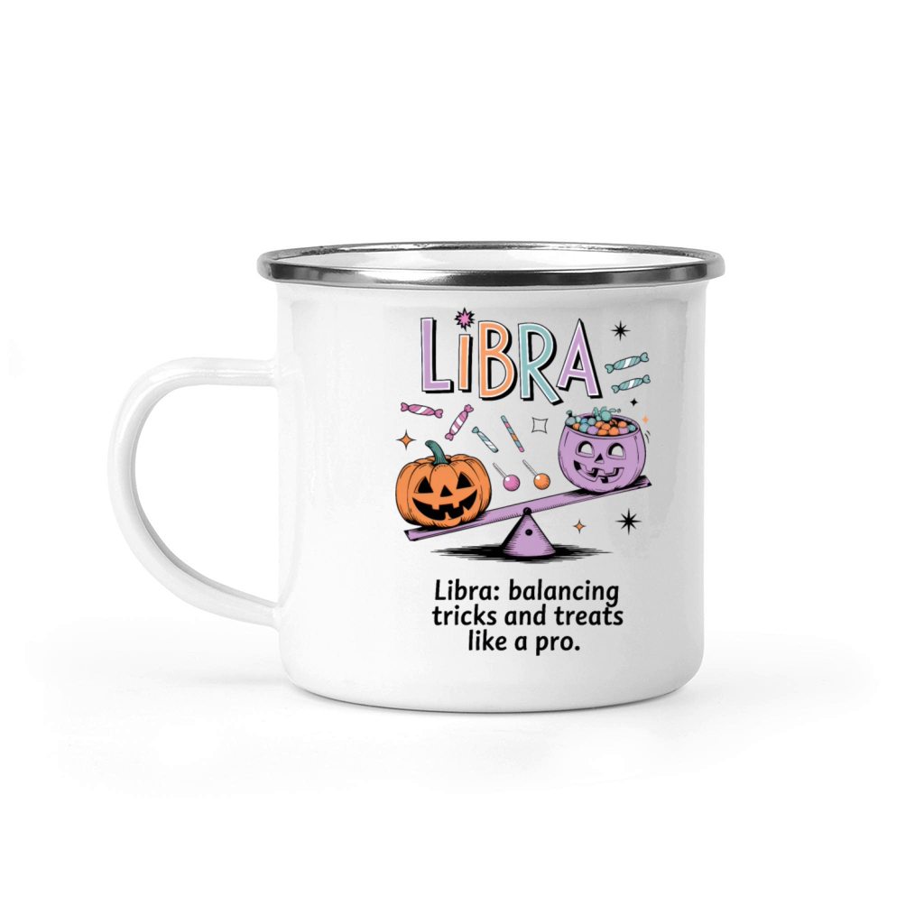 Balancing Tricks and Treats Like a Pro Libra Camping Mug
