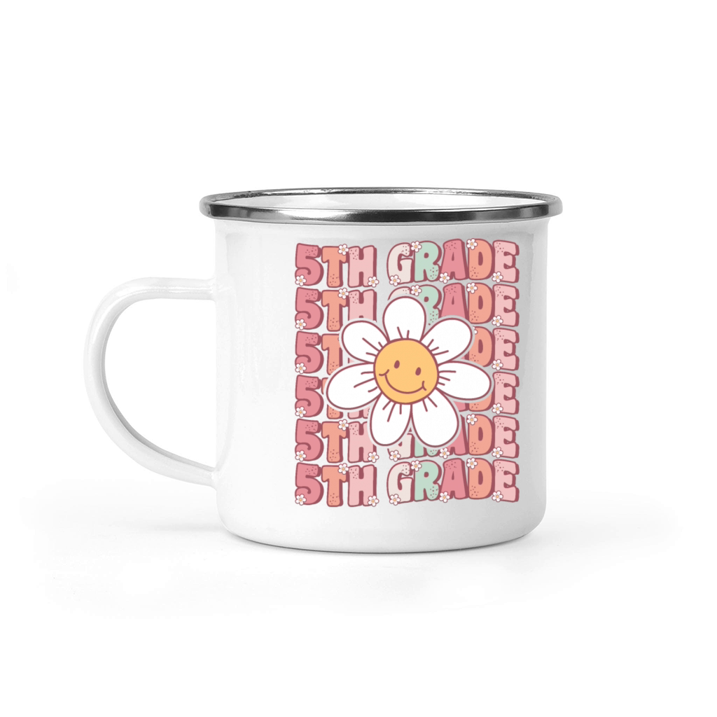 Groovy 5th Grade Cute Back To School Camping Mug