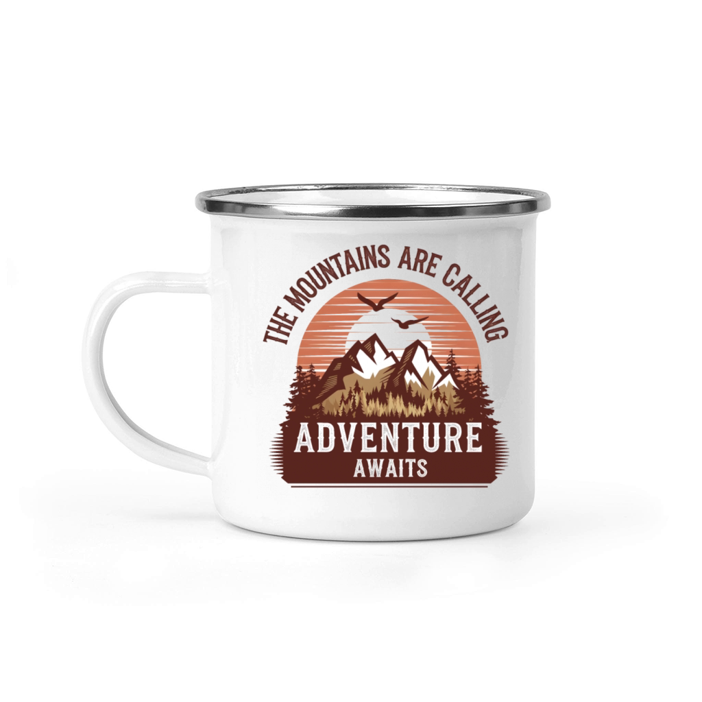 the mountains are calling 2 Camping Mug