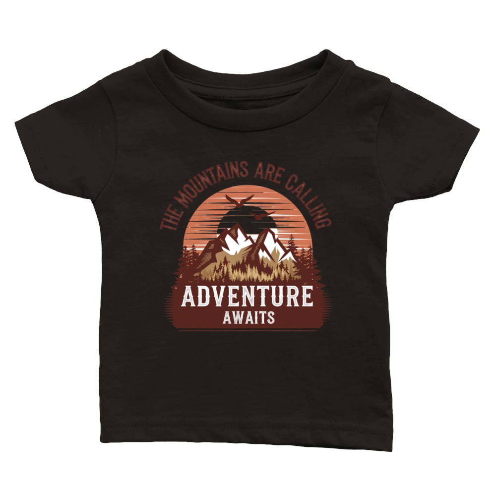 the mountains are calling 2 Classic Baby Crewneck T-shirt